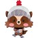 Foil ball 25 "Raccoon", figure