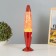 Lamp gel shine chrome colored rocket 34.5x8.5 cm