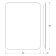 Mirror with Defesto LED backing 25 W, 60x80 cm, IR - switch, neutral white light