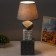 Board lamp Stone E14 40W gray 22x22x56 cm Risalux