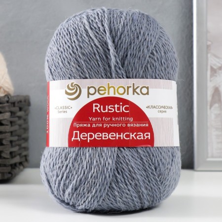 Yarn "village" 100% wool 250m/100g (59-minok)