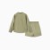 Costume for a boy (shirt and bermuda) minku, khaki color, height 158 ​​cm