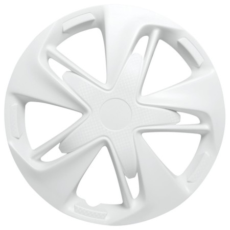 Wheel caps 16 "Super Astra", Bely, Karbon, 2 pcs Airline AWCC-16-03-1