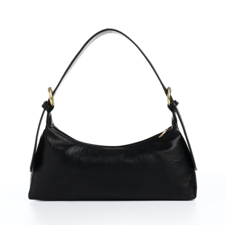 Bag Women's Baget with a zipper, black color