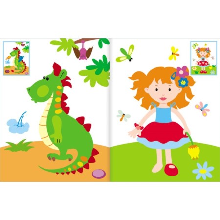 Wonderful stickers "Find the differences." Romantsova L.-2