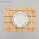 Serving napkin on the table "Fresh straw", 41.5 × 30 cm, beige color