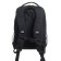 School backpack, 39 x 26 x 19 cm, Grizzly, ergonomic back, laptop department, black