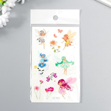Tattoo on the body color "Flower Flash" mix 12x7.5 cm-2