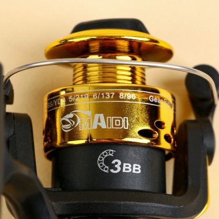 Spinning coil JM200 "Cool fisherman", yellow-3