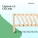Decorative fence, 28 × 88 cm, 1 section, wood, Greengo