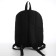 School textile backpack with lake up lacing, 38x29x11 cm, black