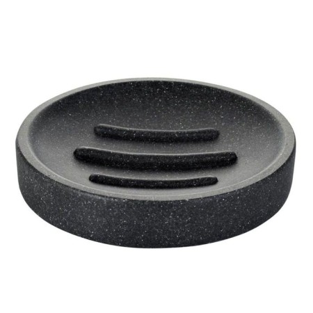 Soap dish Stone, black color