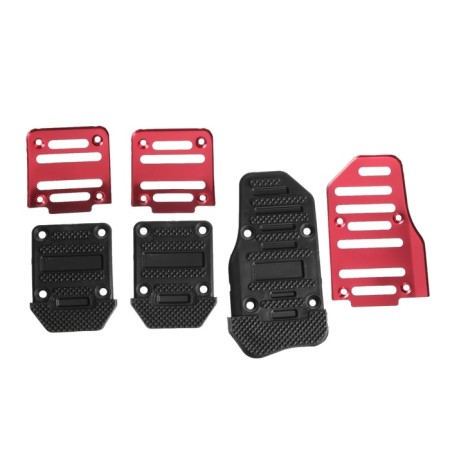 Cartage pedals, anti -slip, red, set 3 pcs-3