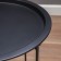 Coffee table "Grace" YS-8375S, black 46.8x50.5 cm