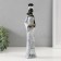 Souvenir Polystone "African in a white with a golden tray" 5x8x31 cm