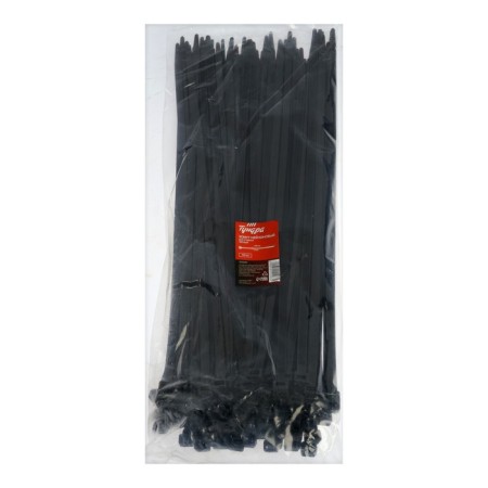 Clot of nylon tundra krep for screed, 9x450 mm, black, in package 100 pcs.-1