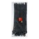 Clot of nylon tundra krep for screed, 9x450 mm, black, in package 100 pcs.
