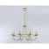 Suspended chandelier Ambrella TR9616/8 CGD, E14, 8x40W D690x770 mm, black