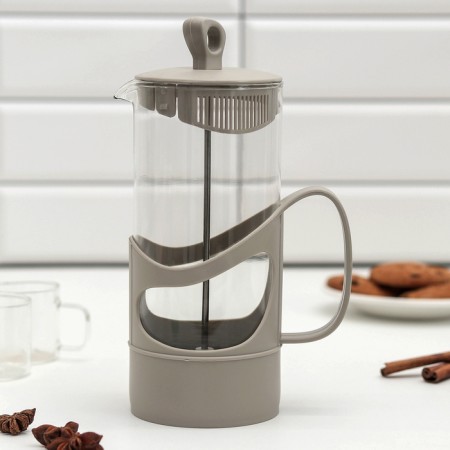French press "Arabica", 1 l, color gray color-2