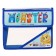 A5 notebook folder (230 x 190 x 50 mm), with Velcro valve, plastic/textiles, PM-A5-03 "Montstrika"