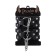 Shackles of Pecado BDSM, with two straps, genuine leather, black