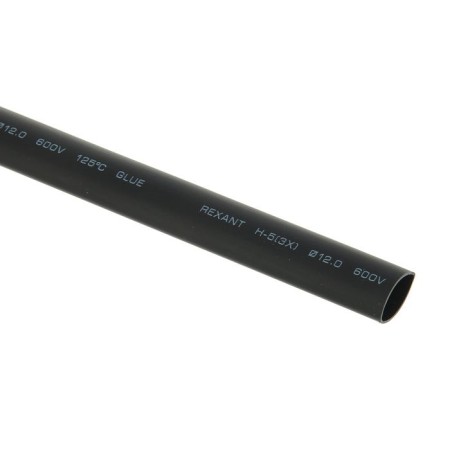 REXANT Thermal Subject, 12.0/4.0 mm, (3: 1), 1 m, adhesive, black