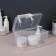 Organizer with a 1 Sectic lid 19.5*12*11cm transparent/Bel V/u UKL QF