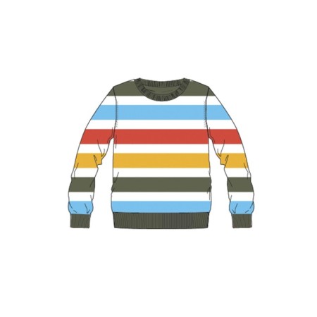 Jumper in strip for the boy PlayTode, height 116 cm-6