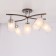 Ceiling chandelier Citilux "Fortune" CL156152, 47x36x35 cm, 5x75W, e27, brown color