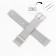 Solomon watch strap, 18 mm, stainless steel, L-19.5 cm, silver