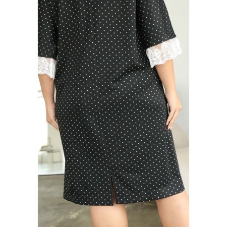 Female dress, size 52, black color-4