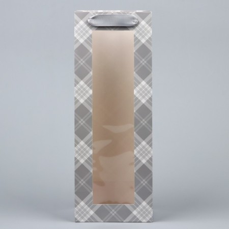 Gift package for a bottle, packaging, "cage", 36 x 13 x 10 cm-2