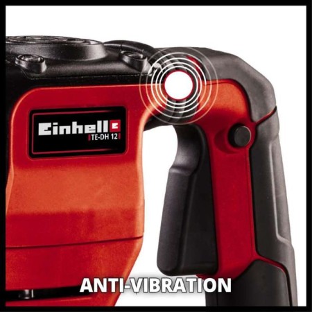 Jumping hammer Einhell TE-DH 12, 1050 W, 12 J, 4100 BLU/Min, SDS Max, Case, 4 m-2
