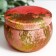 Casket Metal Round "Colored Marble with Golden Cracks" MIX 5x7x7 cm