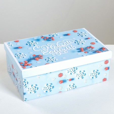A set of gift boxes 6B1 “Styl”, 20 x 12.5 x 7.5 - 32.5 x 20 x 12.5 cm, New Year-5