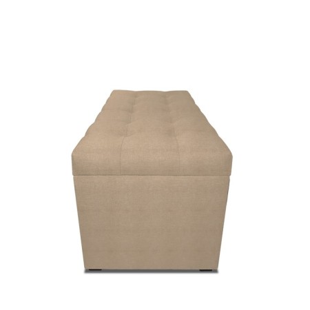 Puff with a lid and weighting, 800 × 400 × 420 mm, Solta Rogozhka, Beige Color-2
