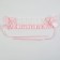 Lolita carnival bandage, pink color with white lace