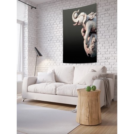 Decorative panel with photo printing "Old school of tattoos", vertical, size 100x150 cm