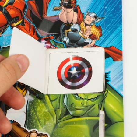 Advent calendar with tattoos for children 18 pcs. Avengers Marvel-2