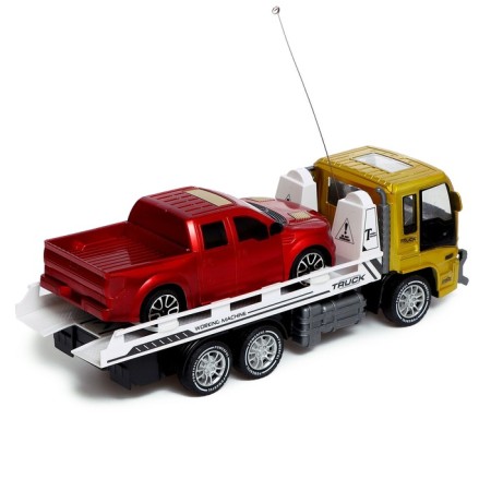 Avtobos radio -controlled truck, with a machine, works from the MIX battery-2