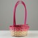 Camping set, 27x21x10/38 cm, 24x19x10/36 cm, 22x18x10/34 cm, 3 pcs, pink, bamboo