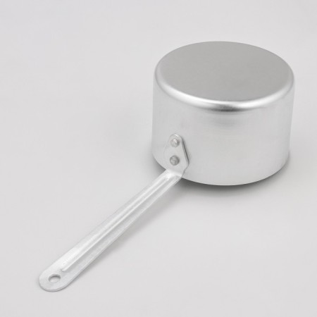 Aluminum bucket, 500 ml, metal handle, metal cover-1