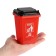 Container for small garbage, 8.5 × 9.6 × 11 cm, red