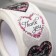 Stick Paper "Flower Heart" d = 2.5 cm 500 pcs in a roll 3x6.5x6.5 cm