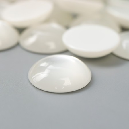 Tops for creativity plastic "Circle" mother -of -pearl set 20 pcs d = 1.4 cm-1