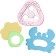 A set of silicone teethers “for the baby”, with a rattle, 3 pcs., I crush me