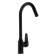 Kitchen mixer Zein Z86, single -leaf, cartridge ceramics 40 mm, stainvated. Steel, black