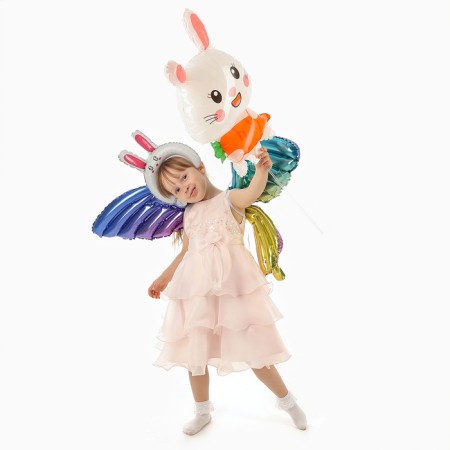 Set of foil balls "Carnival set. Bunny ", 3 pcs.-1