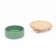 Ceramic bowl on a stand 450 ml 13 x 5 cm, sulfur