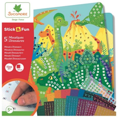Sycomore Stick & Fun "Dinosaurs" set